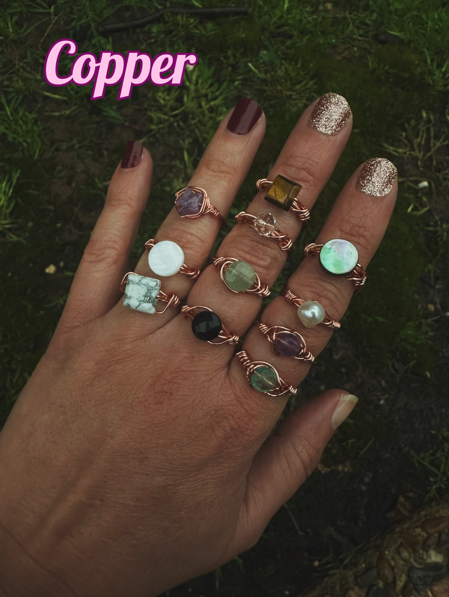 Crystal Clarity Fluorite Ring