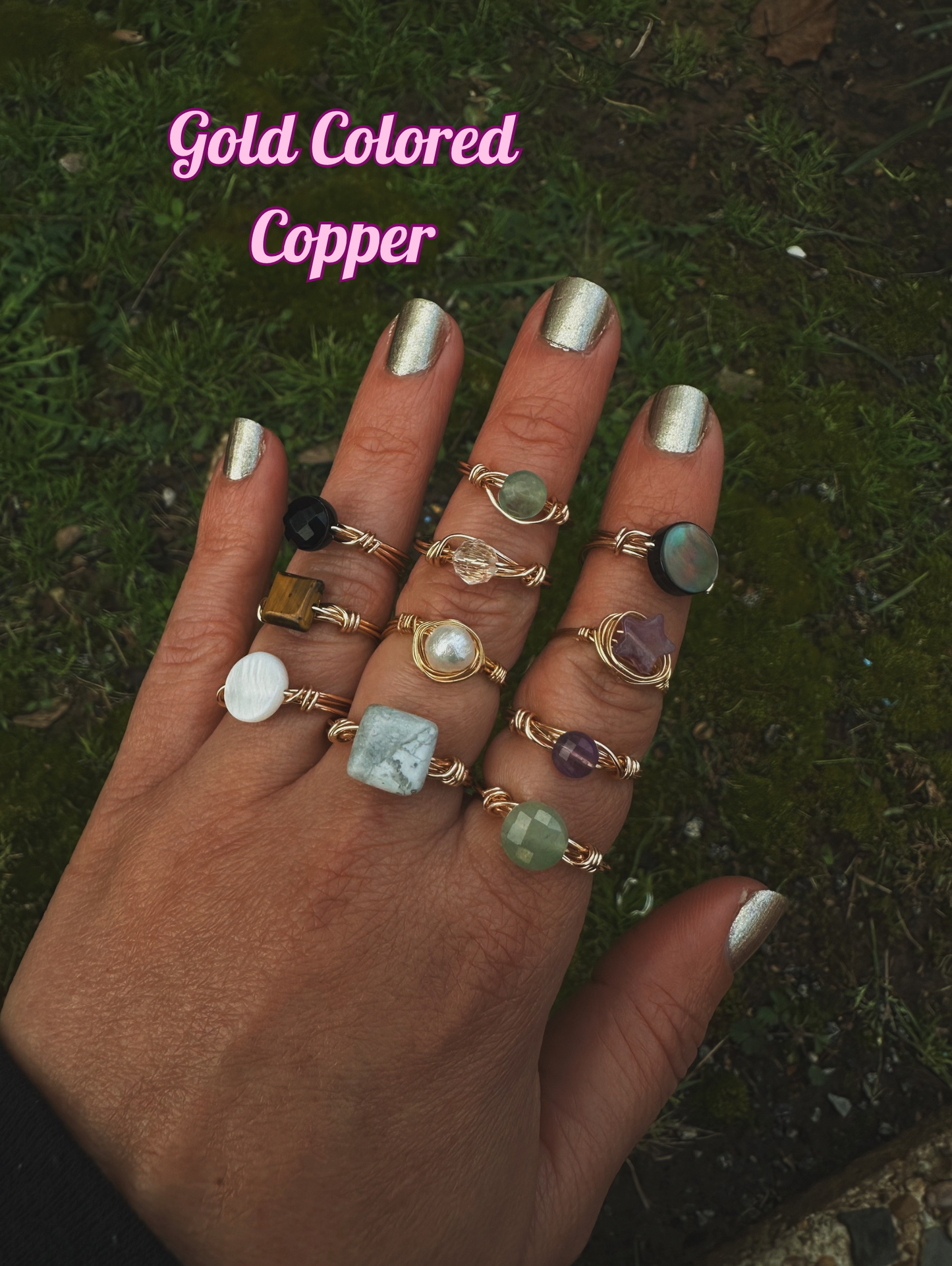 Crystal Clarity Fluorite Ring