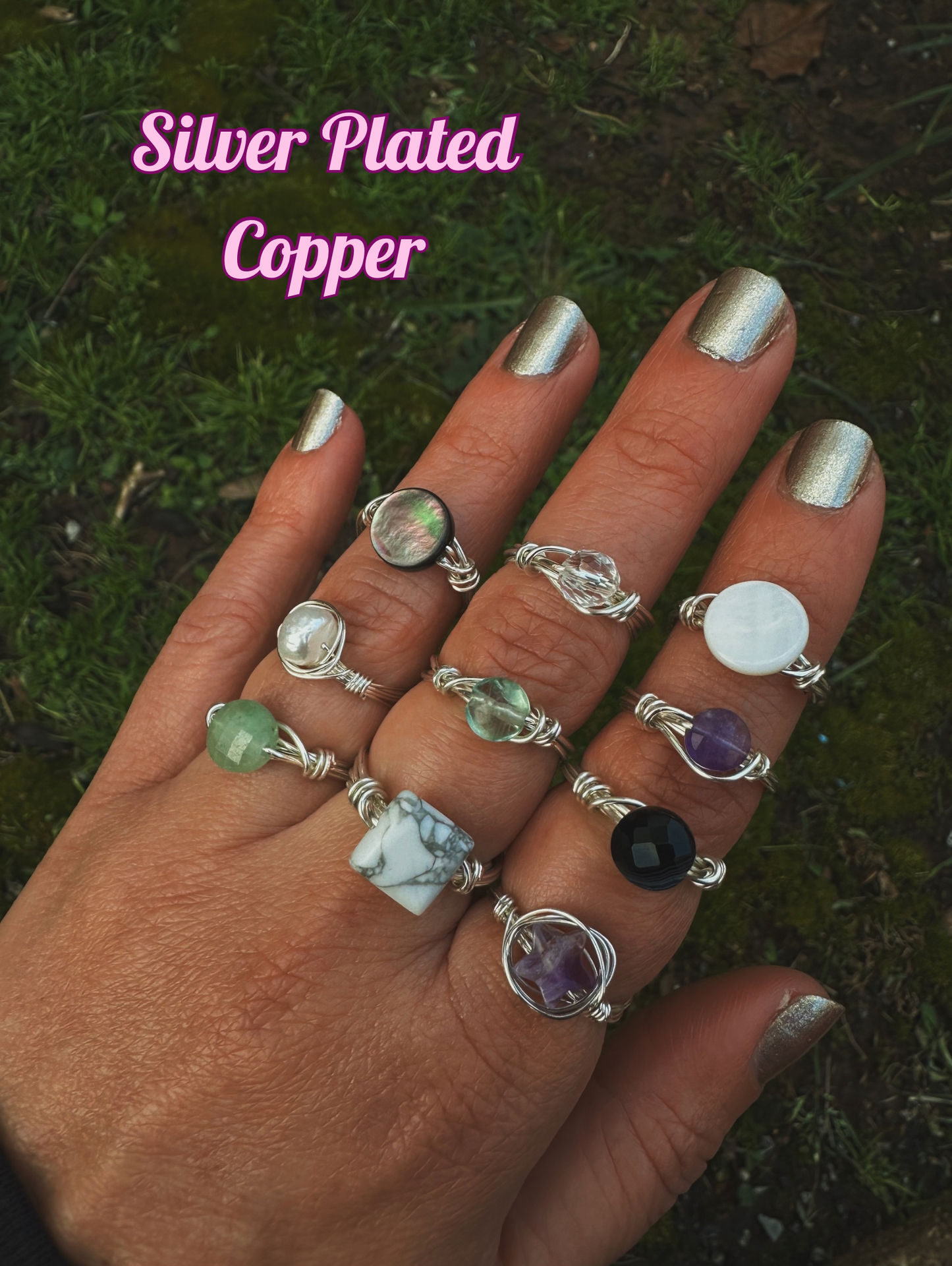 Crystal Clarity Fluorite Ring