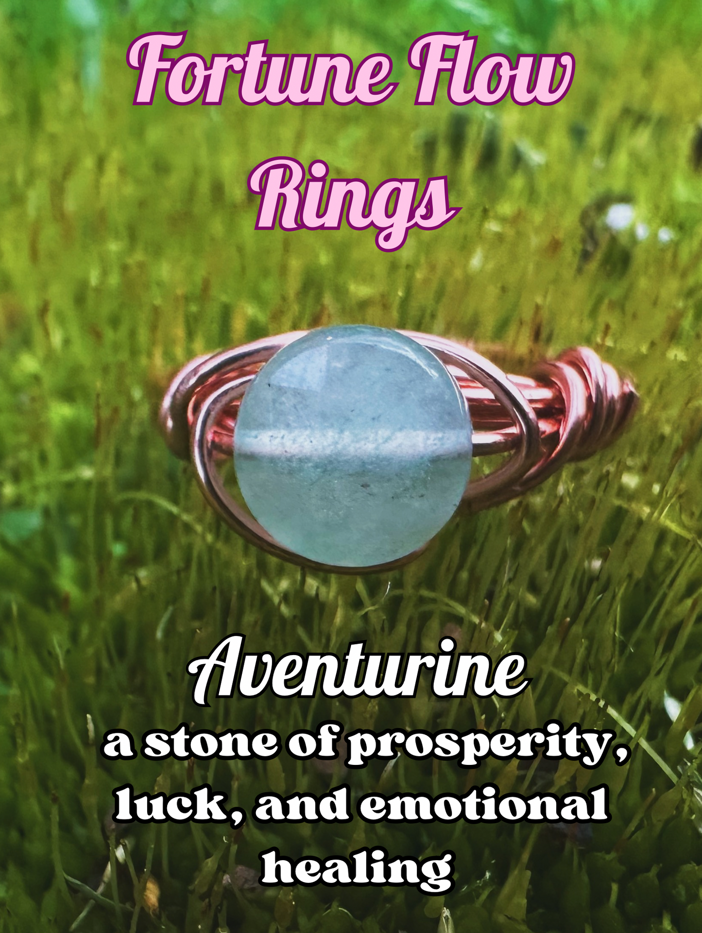 Fortune Flow Aventurine Ring