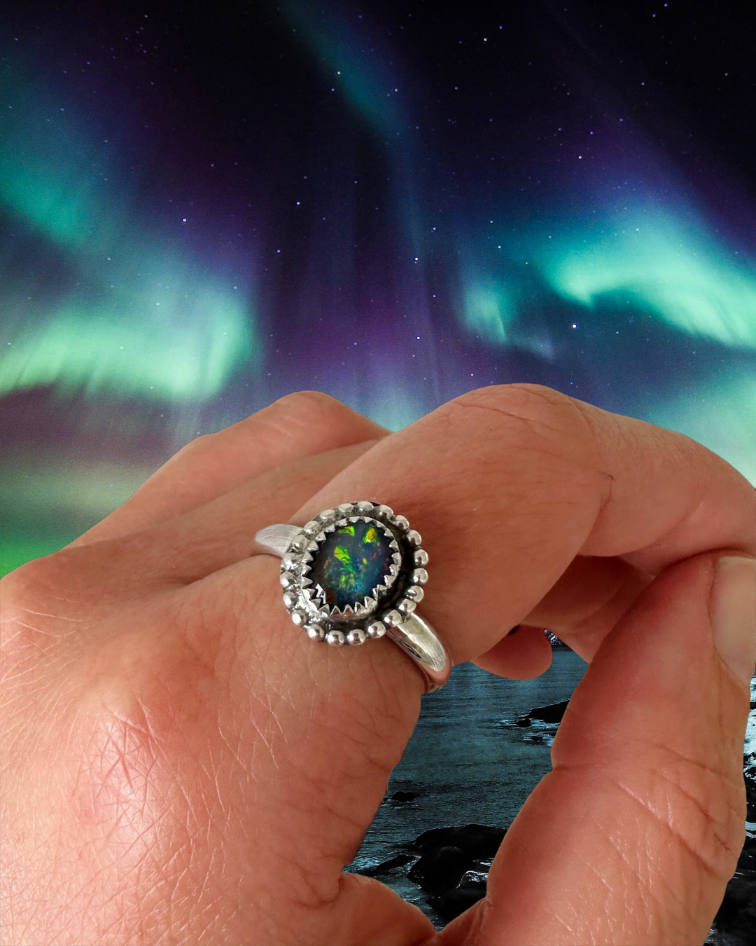 Silver Gem Rings