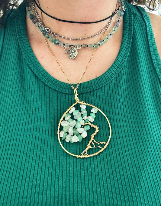 Crystal Bonsai Necklace