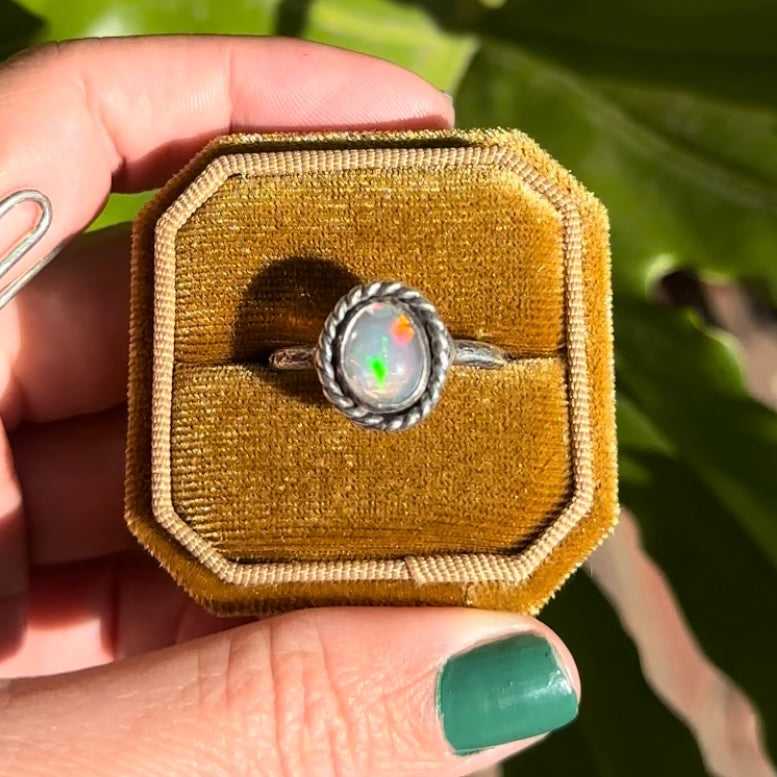 Enchanted Opal Willow Ring