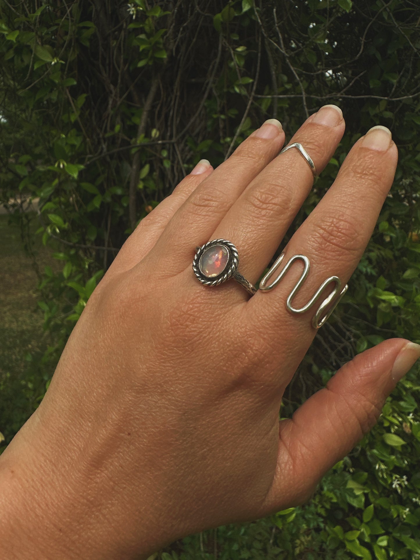 Enchanted Opal Willow Ring
