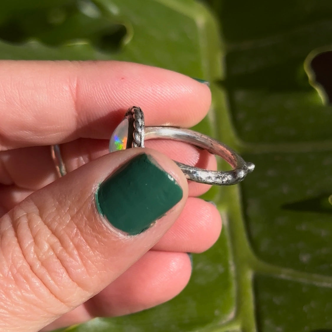 Enchanted Opal Willow Ring