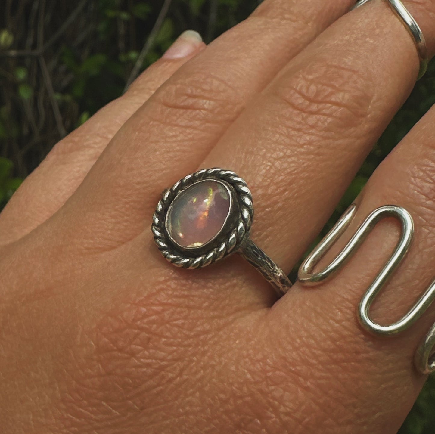 Enchanted Opal Willow Ring