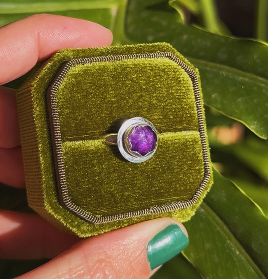 The Sobriety Ring - Amethyst - Made To Order