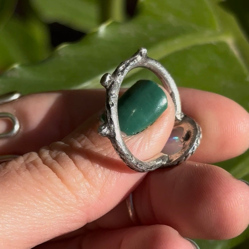 Enchanted Opal Willow Ring