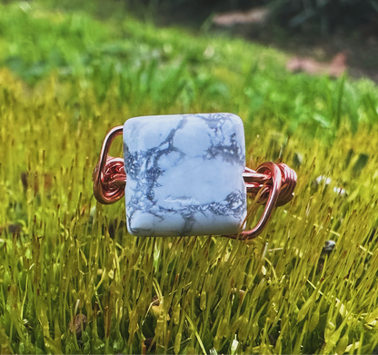 Howlite Harmony Ring