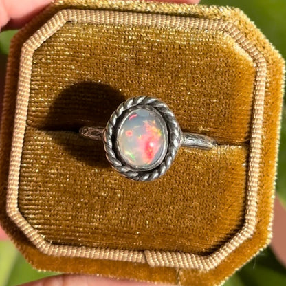 Enchanted Opal Willow Ring
