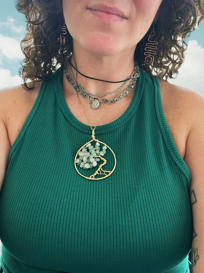 Crystal Bonsai Necklace
