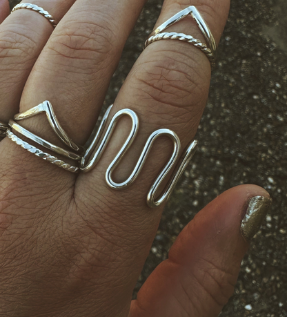 The Wave Ring - Made To Order