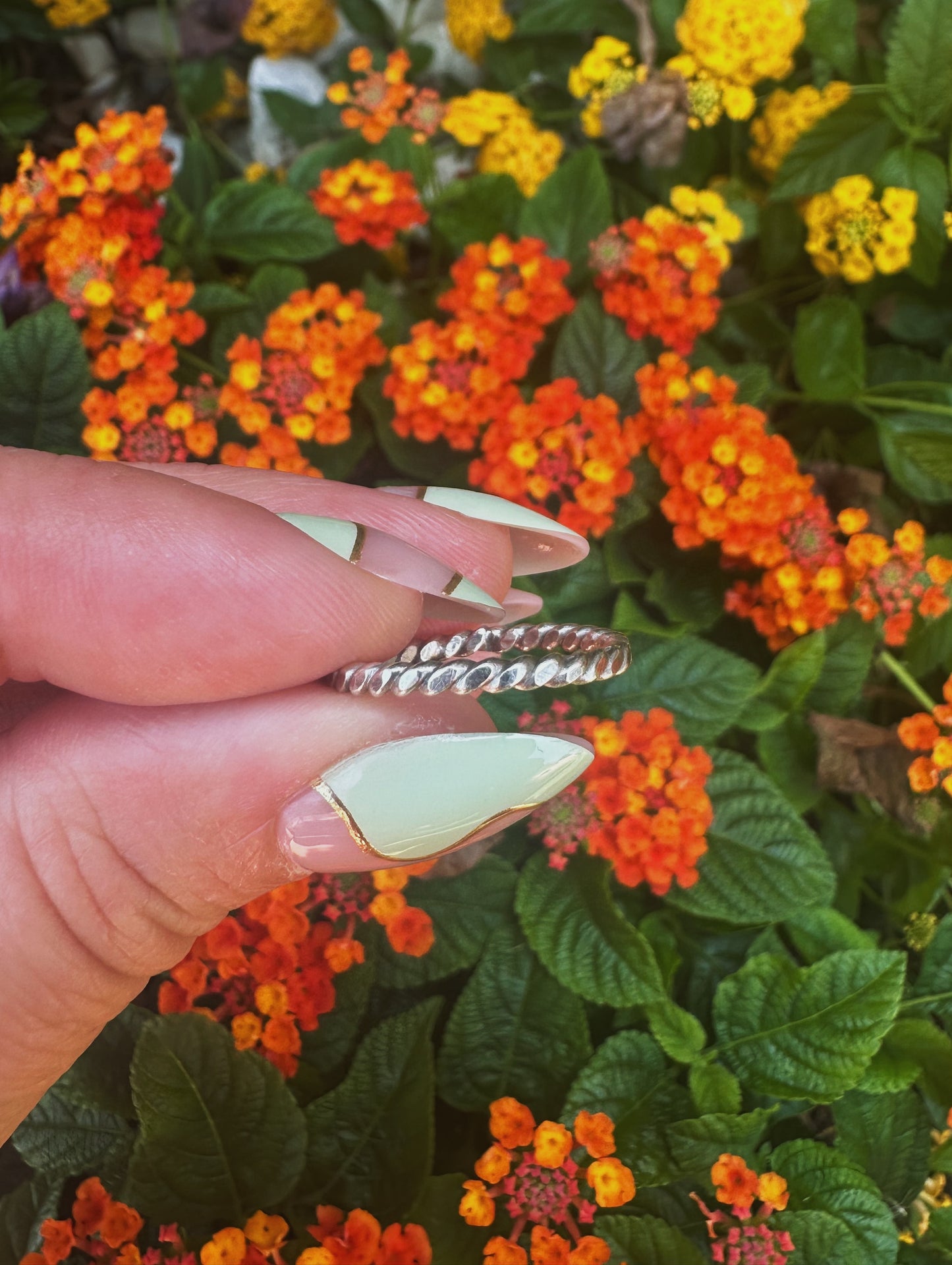 Twist Silver Stacker