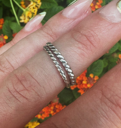 Twist Silver Stacker