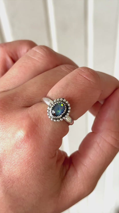 Australian Opal Aurora Ring - MTO