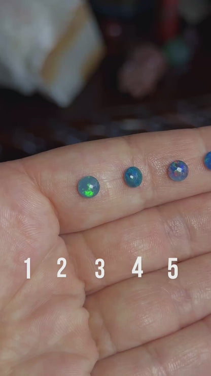 Australian Opal Earth Ring