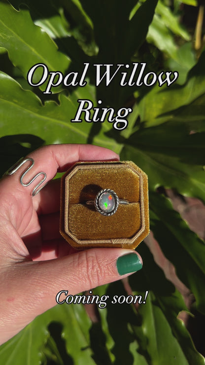 Enchanted Opal Willow Ring